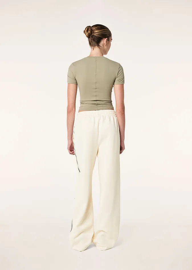 Bodyluxe FOUNDATION SHORT SLEEVE TEE IN SILVER SAGE 8211 PE Nation Women