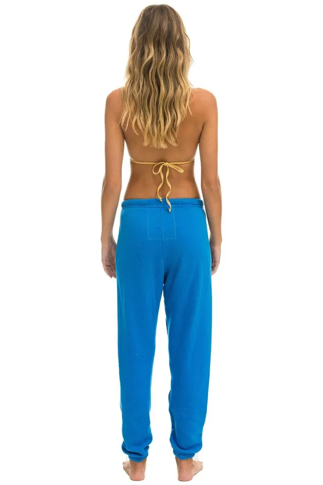 Bolt Heart Sweatpants 8211 Ocean Women Aviator Nation Sweatpants