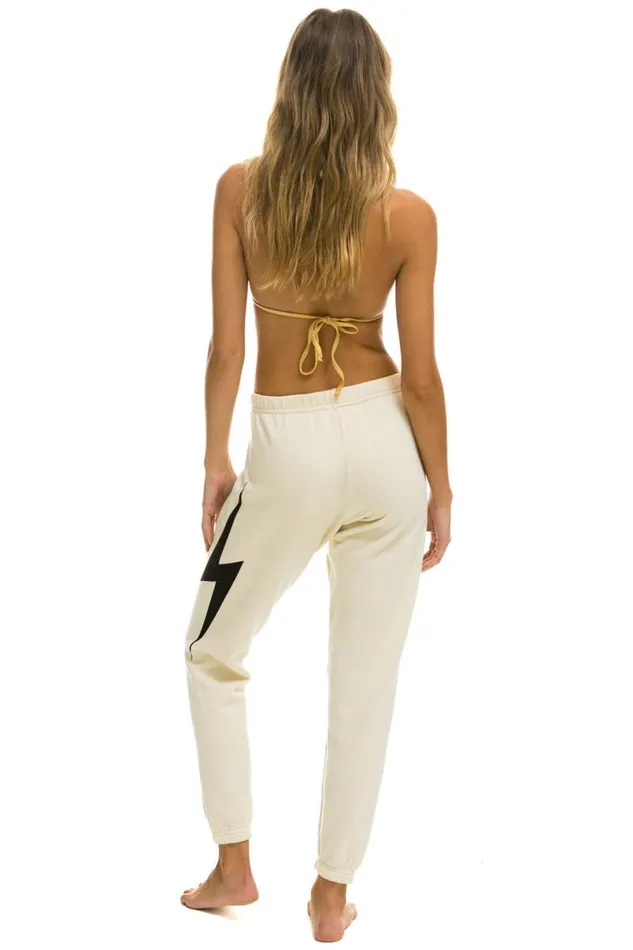 Bolt Sweatpants 8211 Vintage White Women Aviator Nation Sweatpants