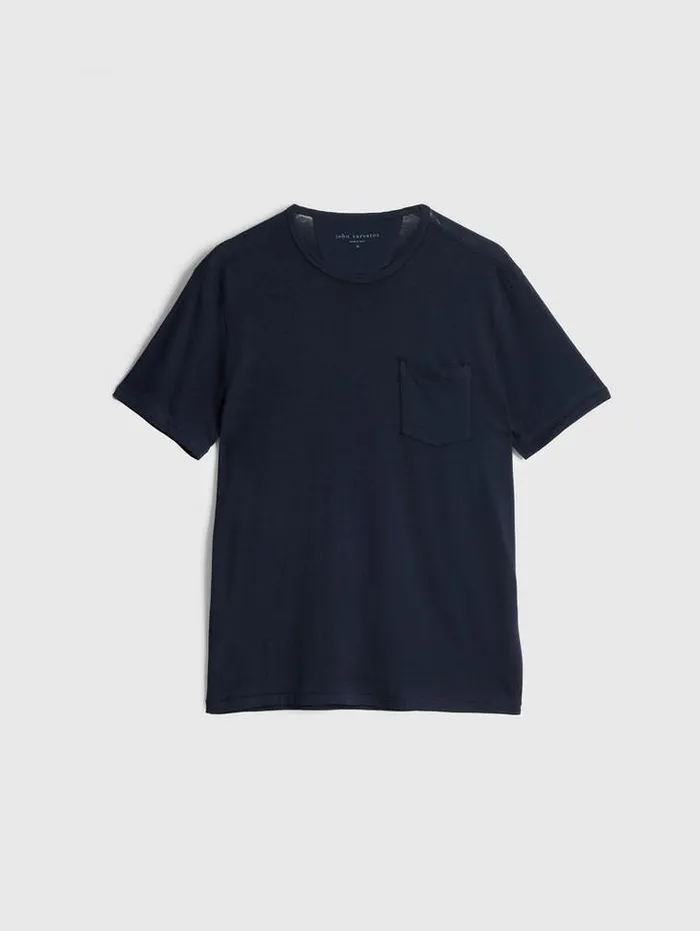 BOND BURNOUT TSHIRT Navy Men John Varvatos TShirts
