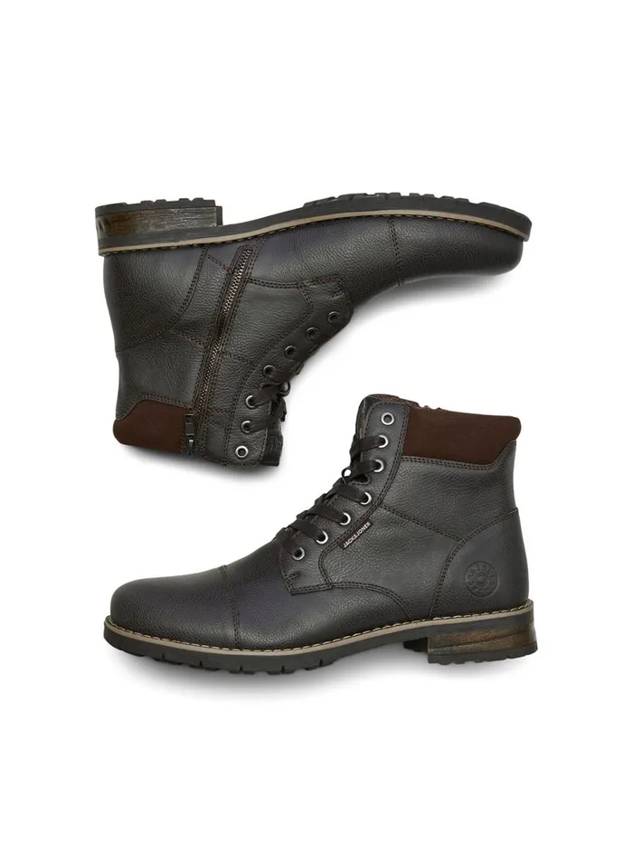 Boots JACK and JONES Mens HIGH TOP BOOTS Black Java For Sale