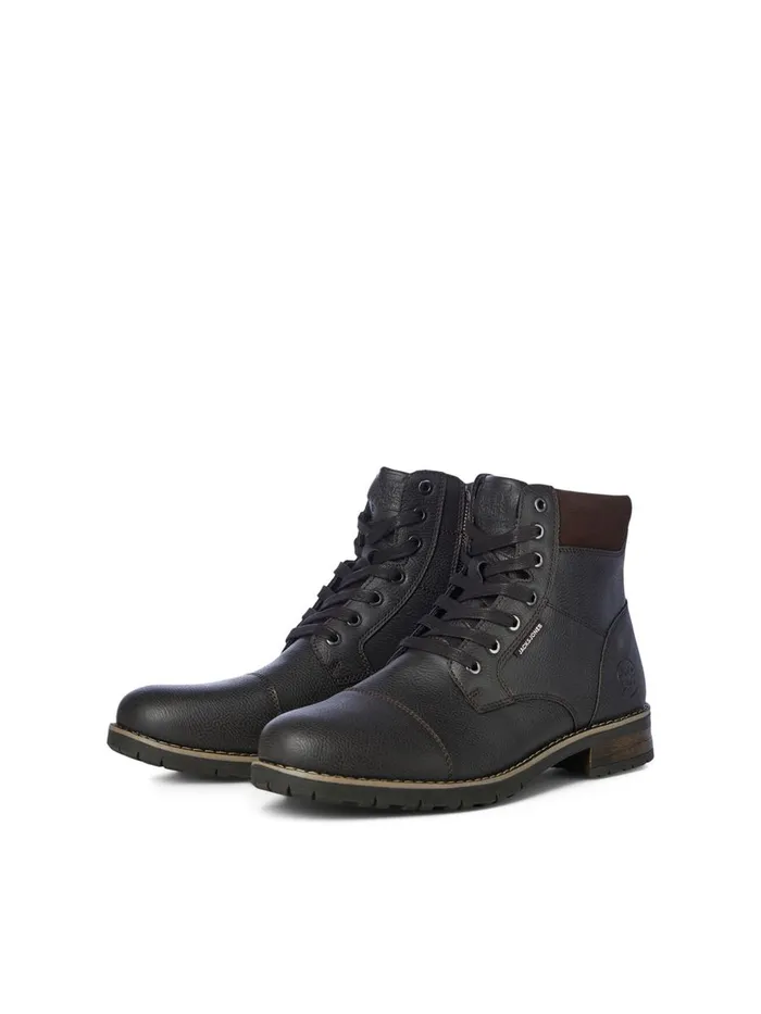 Boots JACK and JONES Mens HIGH TOP BOOTS Black Java For Sale