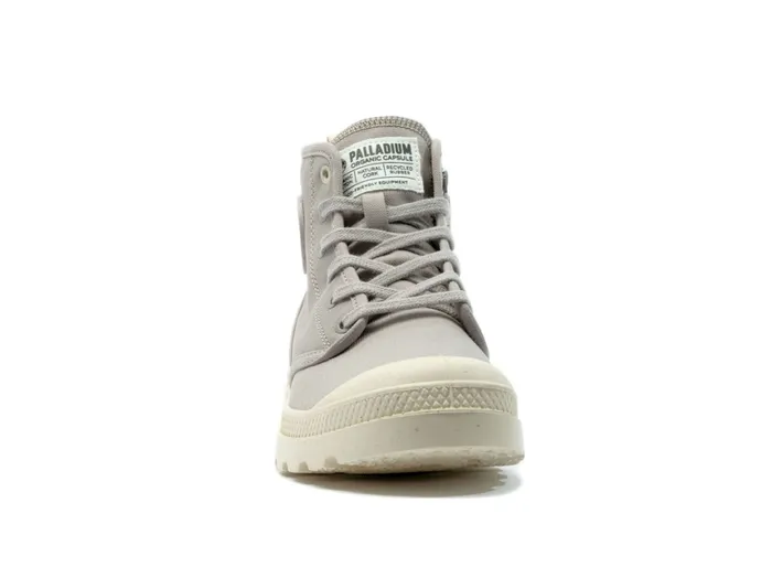 Boots Kids PALLADIUM PAMPA HI ZIP ORGANIC Grey Berry Boots Kids PALLADIUM PAMPA HI ZIP ORGANIC Grey Berry