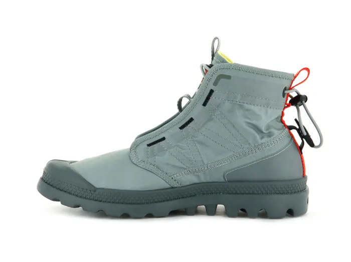 Boots Kids PALLADIUM PAMPA TRAVEL LITE Slate Gray Boots Kids PALLADIUM PAMPA TRAVEL LITE Slate Gray
