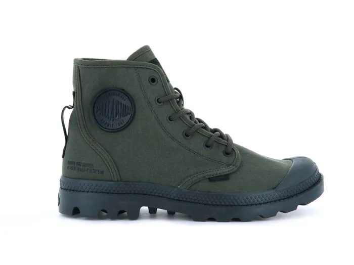 Boots Men PALLADIUM PAMPA HI HTG SUPPLY Olive Night