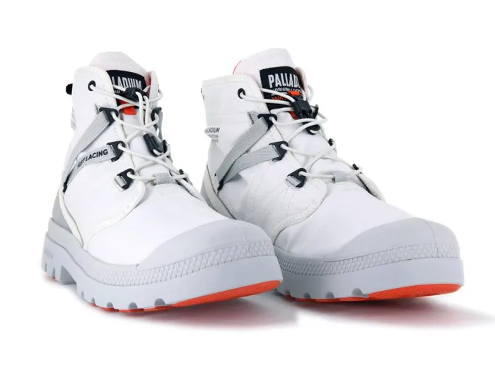 Boots Men PALLADIUM PAMPA TRAVEL LITE WATERPROOF Star White Boots Men PALLADIUM PAMPA TRAVEL LITE WATERPROOF Star White