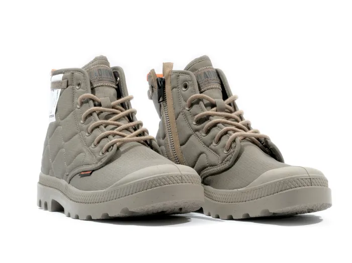 Boots Women PALLADIUM PAMPA REQUILTED Military Olive