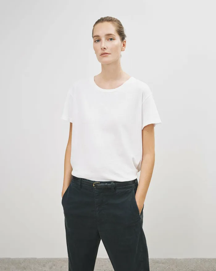 BRADY TEE Washed Black Women Nili Lotan Tops