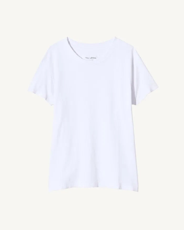 BRADY TEE Washed Black Women Nili Lotan Tops