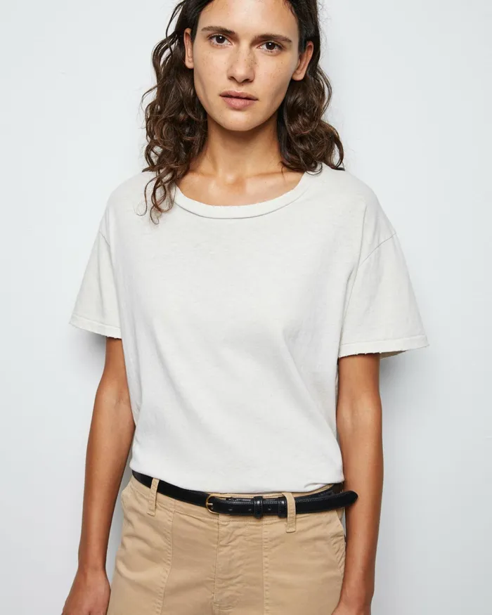 BRADY TEE Washed Black Women Nili Lotan Tops