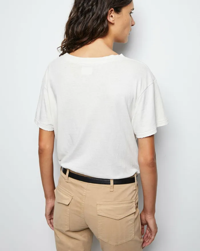 BRADY TEE Washed Black Women Nili Lotan Tops