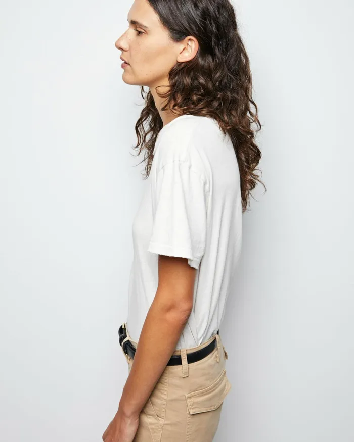BRADY TEE Washed Black Women Nili Lotan Tops