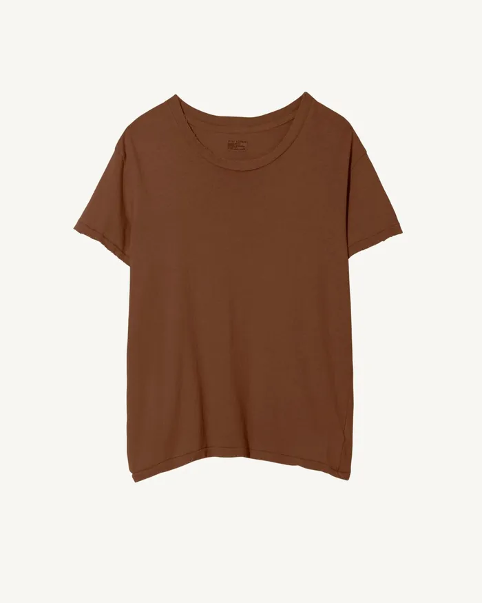 BRADY TEE Washed Black Women Nili Lotan Tops
