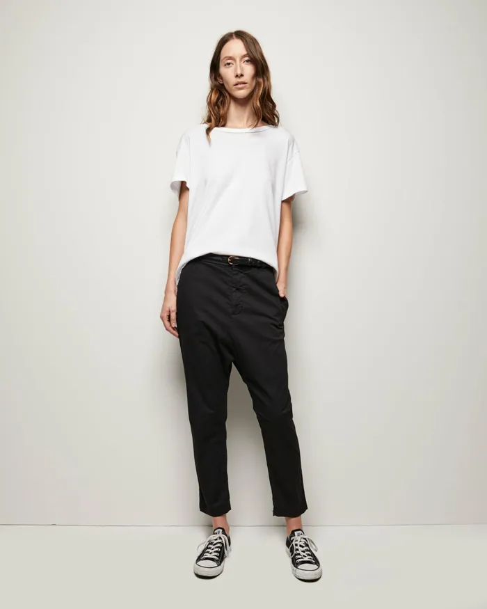 BRADY TEE Washed Black Women Nili Lotan Tops