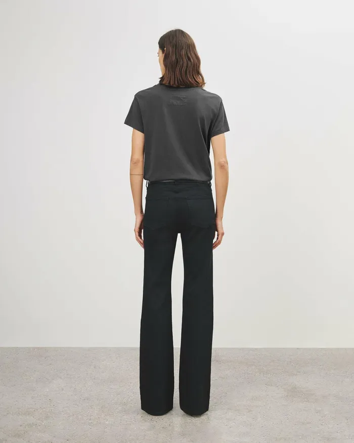 BRADY TEE Washed Black Women Nili Lotan Tops