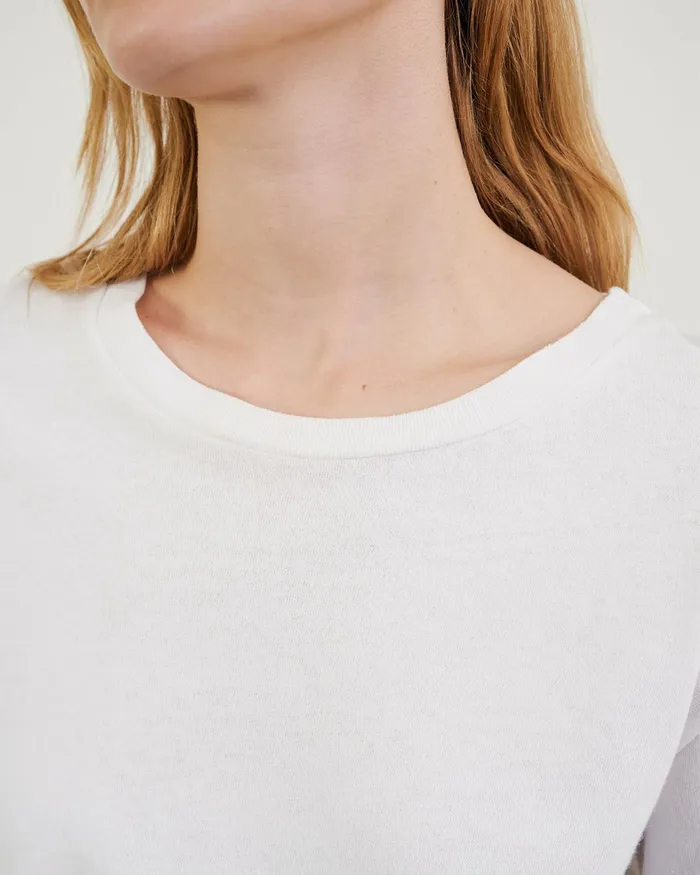 BRADY TEE Washed Black Women Nili Lotan Tops