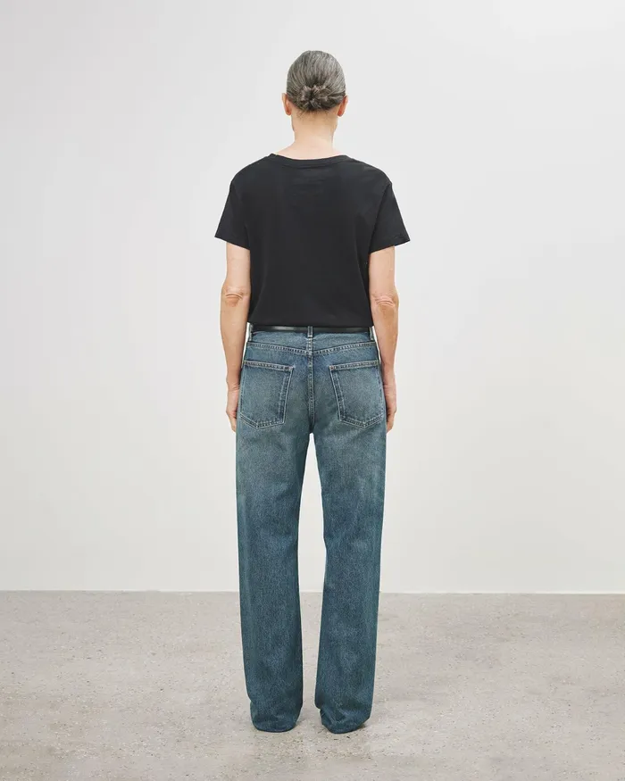BRADY TEE Washed Black Women Nili Lotan Tops