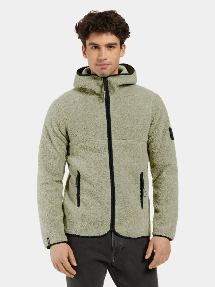 Bror Men039s FullZip 3 Wilted Leaf Men Didriksons Fleece and Midlayers