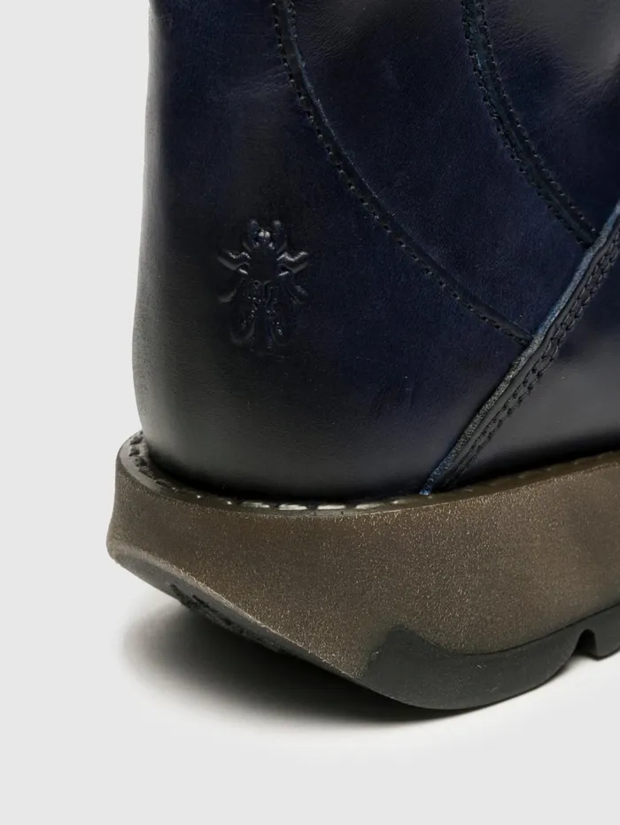 Buckle Boots MES 2 BLUE Women Fly London Boots