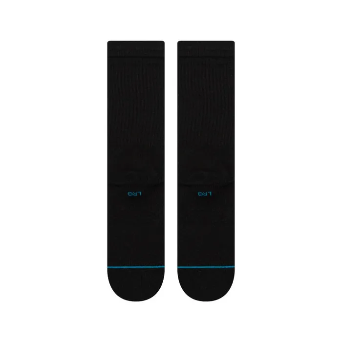 Butter Blend Crew Socks Shelter 8211 Black MenWomen Stance Crew