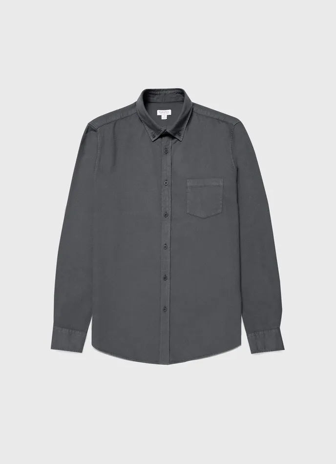 Button Down Flannel Shirt Drill Green Shirts ussunspel Men