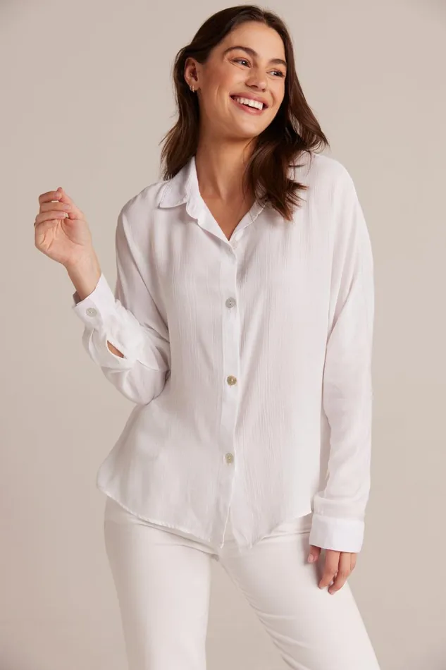 Button Down Women Bella Dahl Dolman Sleeve Button Down 8211 White