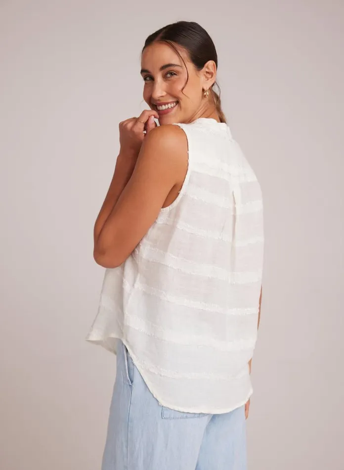 Button Down Women Bella Dahl Sleeveless Hidden Placket Button Down 8211 White