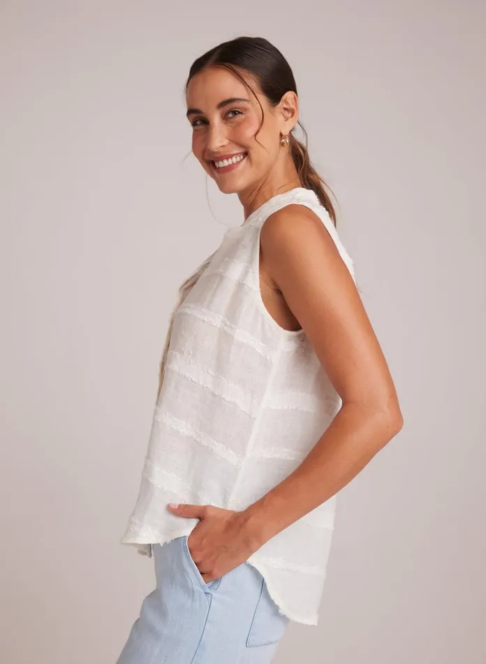 Button Down Women Bella Dahl Sleeveless Hidden Placket Button Down 8211 White