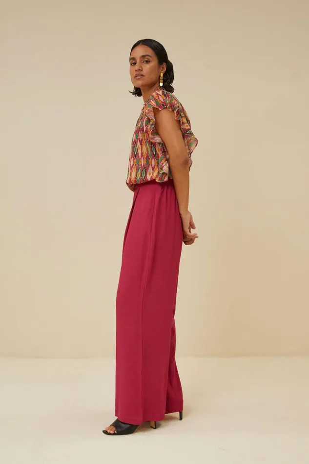 ByBar Blouses Vrouwelijk Danee Summer Ikat Blouse Summer Ikat Print ByBar Blouses Vrouwelijk Danee Summer Ikat Blouse Summer Ikat Print