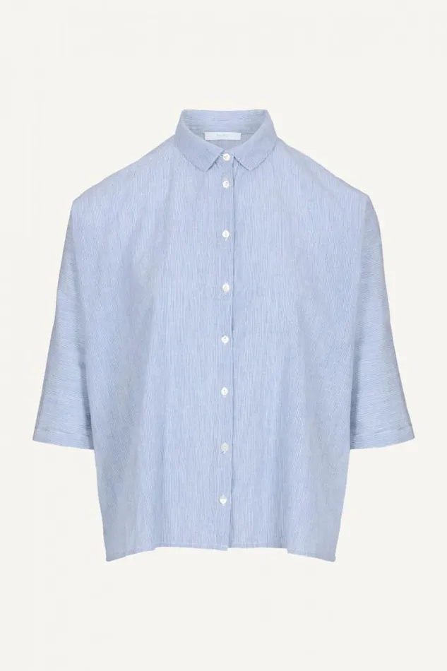ByBar Blouses Vrouwelijk Norel Pin Stripe Blouse Indi Grey ByBar Blouses Vrouwelijk Norel Pin Stripe Blouse Indi Grey