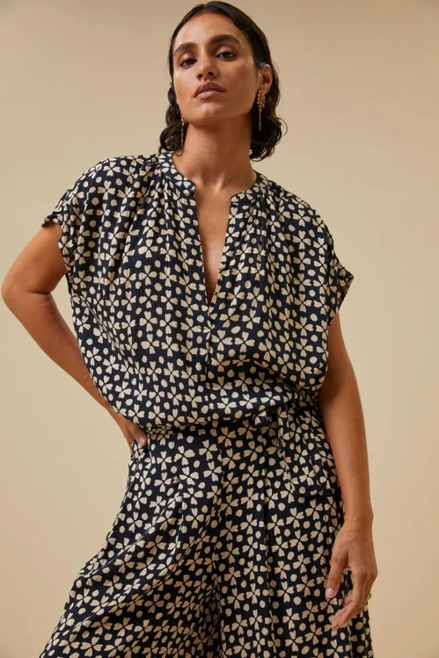 ByBar Blouses Vrouwelijk Victoria Khandi Blouse Khandi Print ByBar Blouses Vrouwelijk Victoria Khandi Blouse Khandi Print
