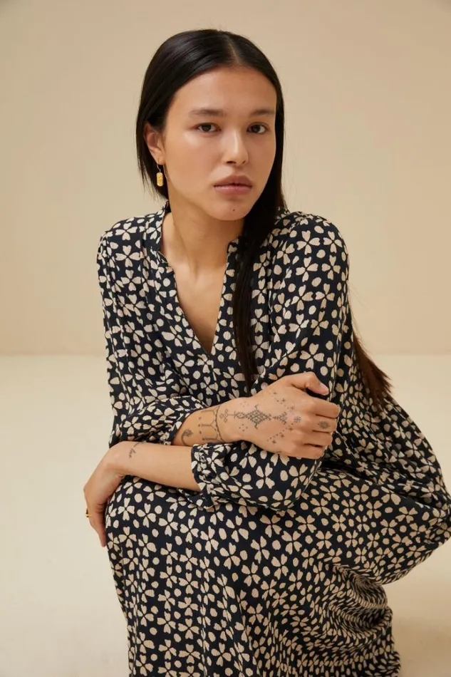 ByBar Jurken Vrouwelijk Ravi Khandi Dress Khandi Print ByBar Jurken Vrouwelijk Ravi Khandi Dress Khandi Print