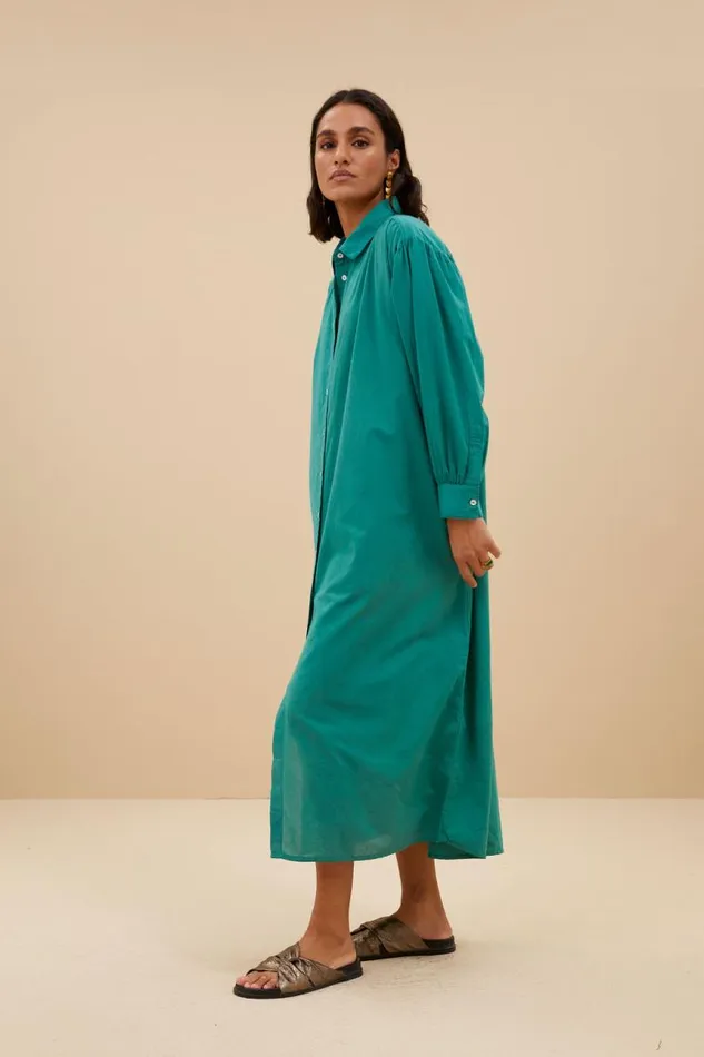ByBar Jurken Vrouwelijk Shirt Dress Spring Green ByBar Jurken Vrouwelijk Shirt Dress Spring Green