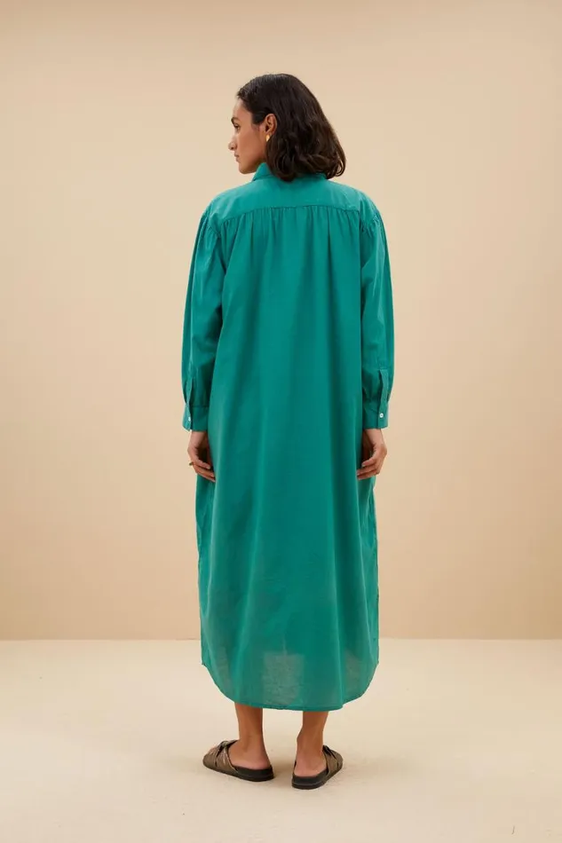 ByBar Jurken Vrouwelijk Shirt Dress Spring Green ByBar Jurken Vrouwelijk Shirt Dress Spring Green