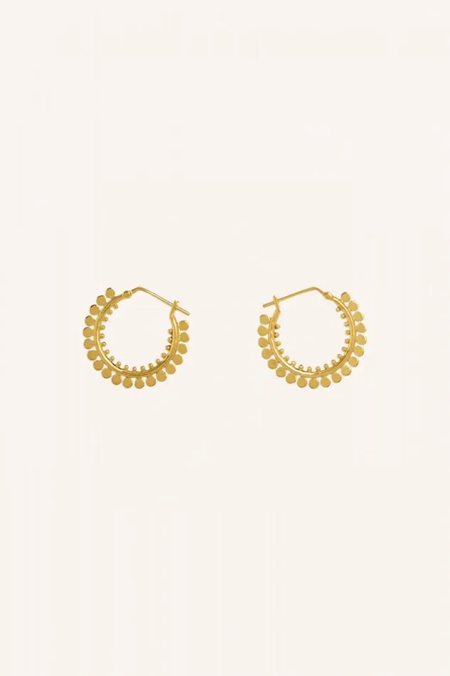 ByBar Sieraden Vrouwelijk Pd Tara Earring Gold ByBar Sieraden Vrouwelijk Pd Tara Earring Gold