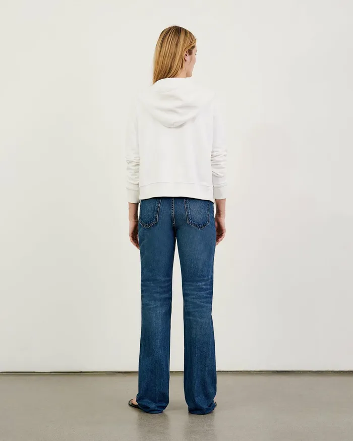 CALLIE ZIP UP HOODIE Cocoa Women Nili Lotan Knits and Sweaters