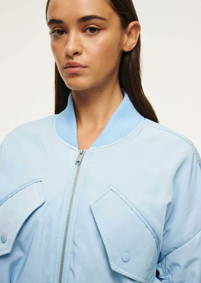 CAPTIVATE BOMBER IN SKY BLUE Jackets PE Nation Women