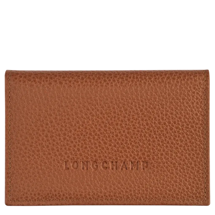 Cardholders and Coin purses Le Foulonn Card holder Caramel 8211 Longchamp MenWomen Cardholders and Coin purses Le Foulonn Card holder Caramel 8211 Longchamp MenWomen