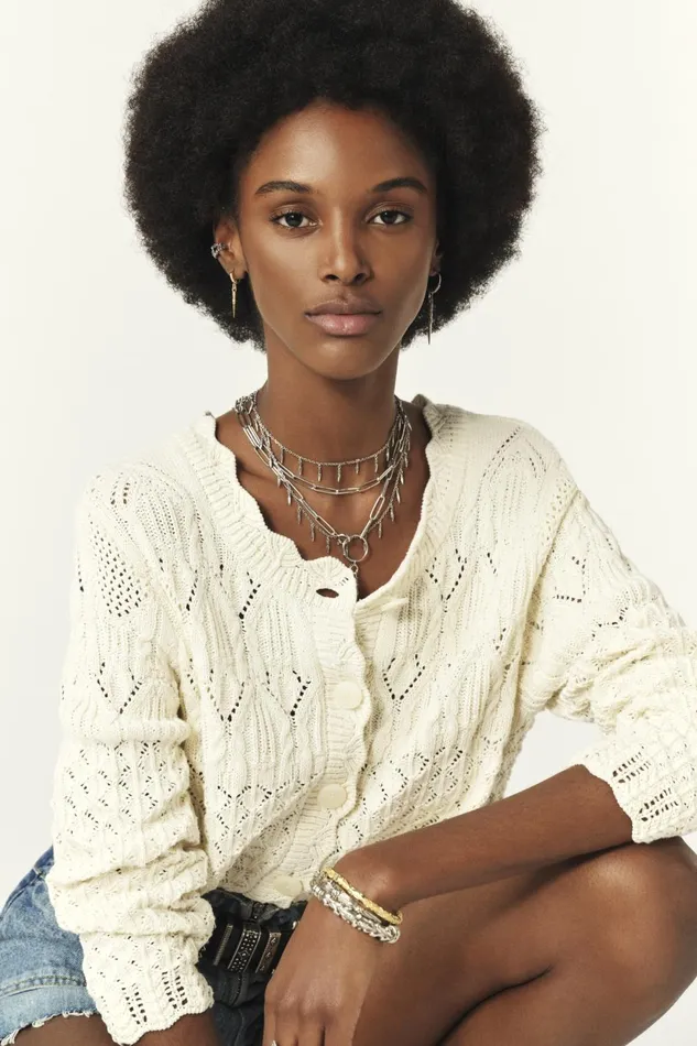 Cardigan Jump OffWhite Women Baandsh Sweaters and Cardigans