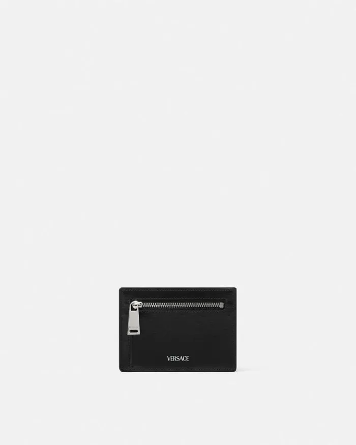 Cargo Cardholder Blacksilver Men Versace Wallets