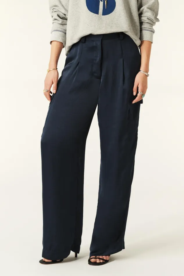 Cargo Style Pants Cary OffWhite Women Baandsh Pants and Jeans
