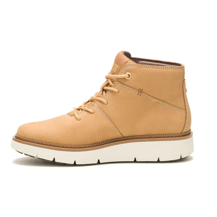 Chariot Plain Toe Mid Boot Honey Reset Women Cat Footwear Boots