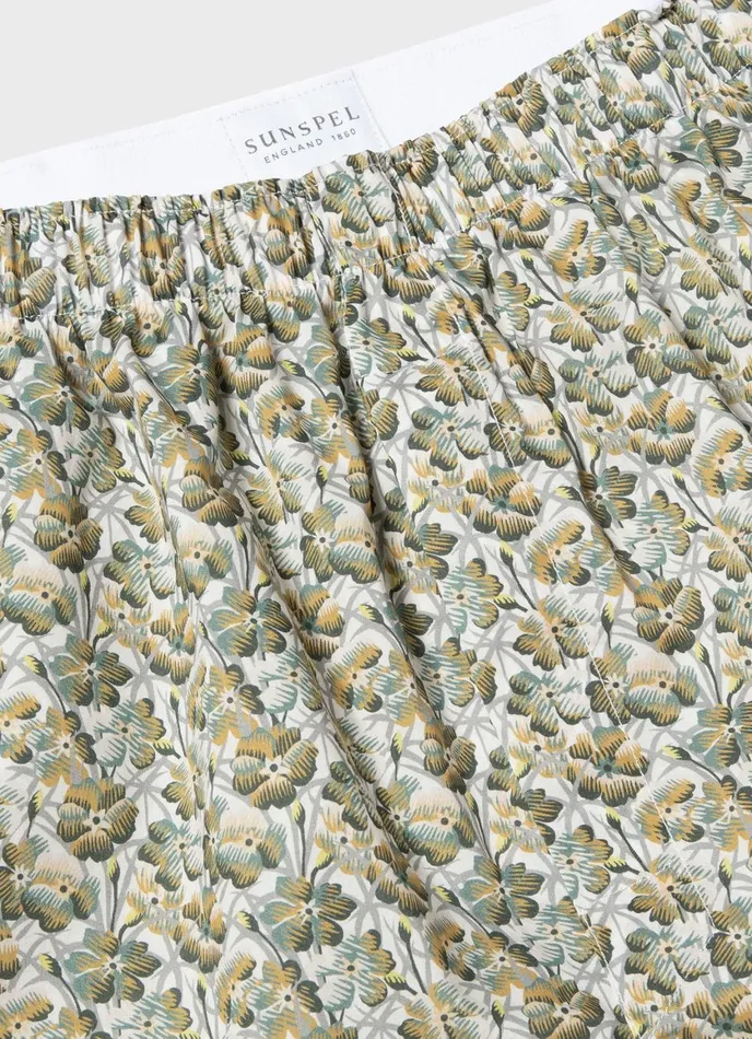Classic Boxer Shorts In Liberty Fabric Spring Flower Men SUNSPEL Boxer Shorts