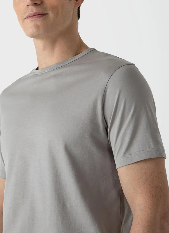 Classic Tshirt Mid Grey Men SUNSPEL Tshirts