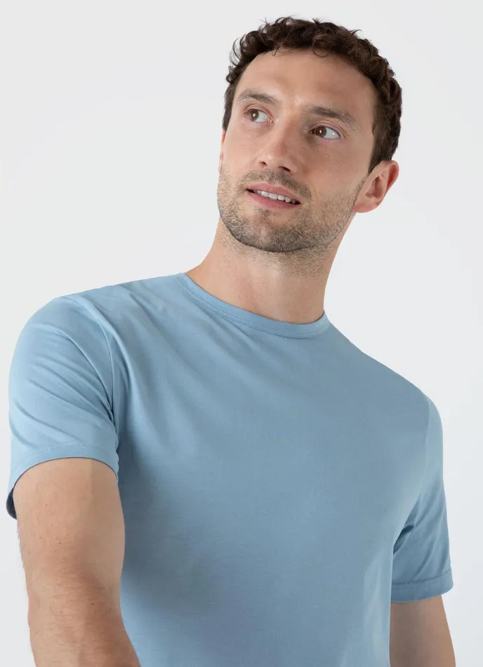 Classic Tshirt Sky Blue Men SUNSPEL Tshirts