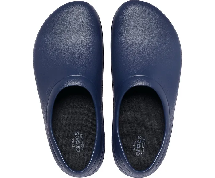 Clogs Crocs WomenMen Crocs OnTheClock Work SlipOn Navy