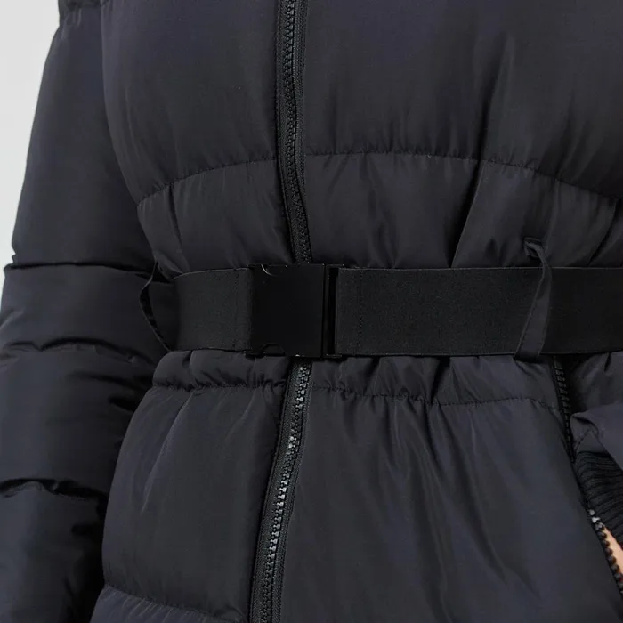 Closure London Belted Ski Jacket Black Women Coats and Jackets