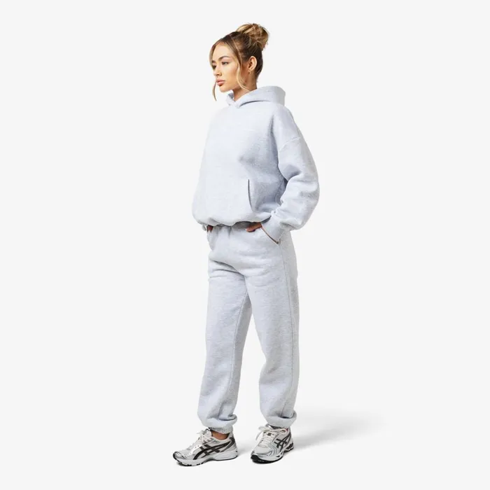 Closure London Core Logo Cuffed Jogger Grey Marl Women Joggers