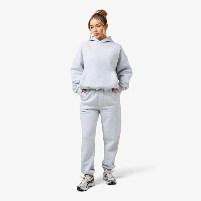 Closure London Core Logo Cuffed Jogger Grey Marl Women Joggers
