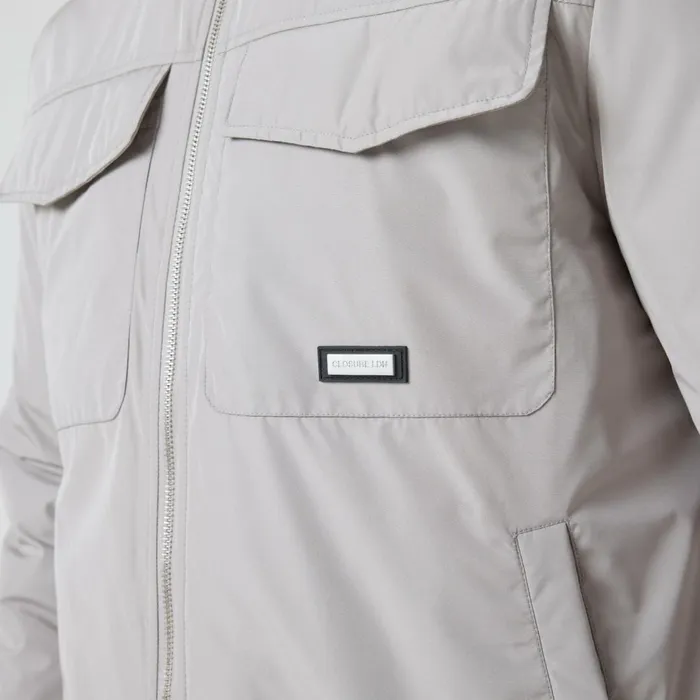 Closure London Padded Nylon Smart Jacket Stone Men Coats and Jackets